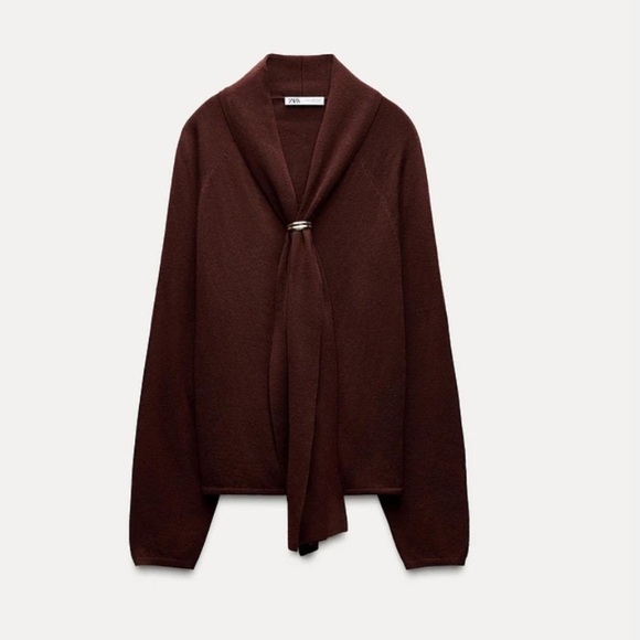 NWT ZARA burgundy WOOL BLEND BROOCH
SWEATER SiZE M
🚨PRICE FIRM NO DISCOUNT - Picture 5 of 8